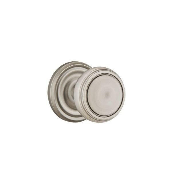 Emtek Norwich Knob 2-3/8 in Backset Privacy With Regular Rose for 1-1/4 in to 2 in Door Pewter Finish 8200NWUS15A - main